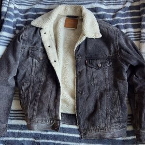 Vintage Levi Sherpa Lined Jean Jacket